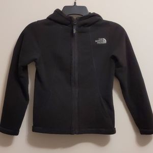 Girl's S (7/8) North Face Full Zip Hooded Fleece
